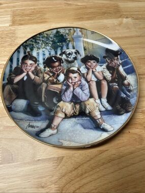 Vintage The Franklin Mint "The Little Rascals" Limited Edition Plate by Drew